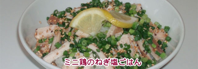 九月堂の鶏のねぎ塩ごはん